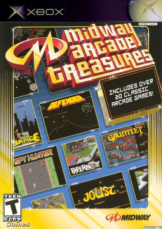 Midway Arcade Treasures box art for Xbox